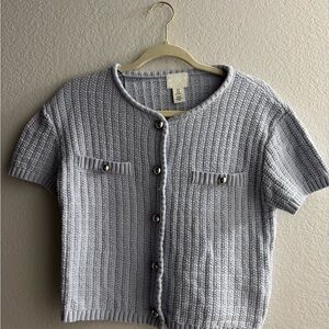 H&M Gray Button Down Shirt